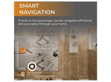 ZOEF ROBOT Jannie 4.1 2 in 1 - Met Dweilfunctie - Antraciet, Witgoed en Apparatuur, Verzenden, Nieuw