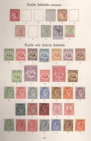 Turks- en Caicoseilanden - Turks en caicos eilanden, Gestempeld