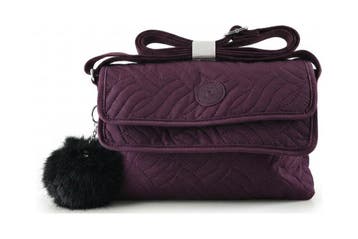 Kipling Schoudertas Paars, Verzenden, Zo goed als nieuw, Paars