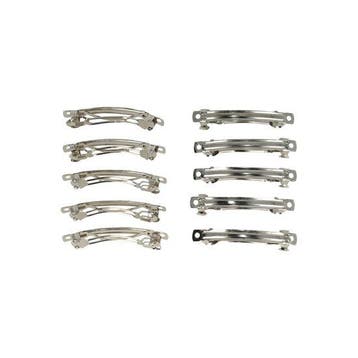 DIY Haarspeld Patentspeld 4cm – Metaal – Zilver – Set van 10, Nieuw