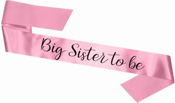 Sjerp Big Sister roze met zwarte tekst en nog veel meer!, Ophalen of Verzenden, Nieuw, Versiering, Geboorte of Huwelijk
