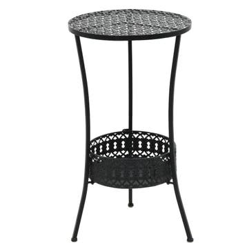 bistrotafel vintage zwart - Retourdeal, Minder dan 50 cm, Tot twee personen, Minder dan 50 cm, Ophalen of Verzenden