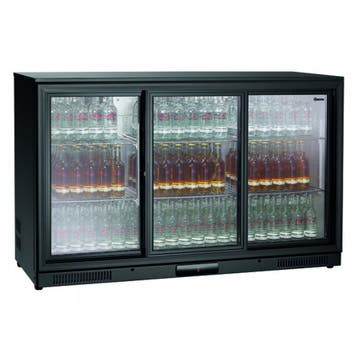 Barkoelkast | 3 Glazen Deur | 270L | 1340x530x845mm, Verzenden, Nieuw in verpakking
