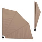 Windscherm balkonscherm opvouwbaar 160x160 cm - beige, Verzenden, Nieuw