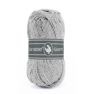 Durable Glam 2231 Silver - Haakgaren / Breigaren, Hobby en Vrije tijd, Breien en Haken, Ophalen of Verzenden, Nieuw, Breien of Haken