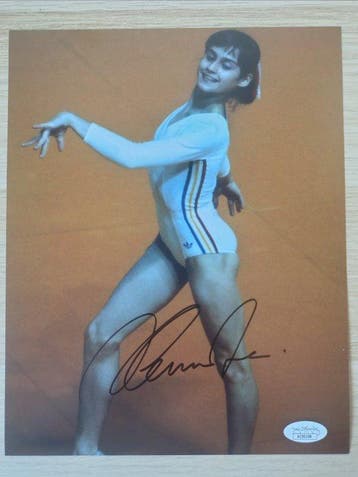 Nadia Comaneci - 10 - Signed in person w/ JSA COA - Foto, Nieuw