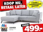 Lissabon Hoekbank vanaf €499.- Betaal in 3x zonder rente!, Nieuw