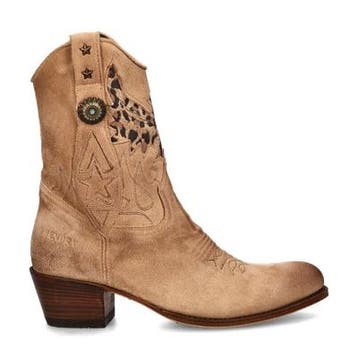 Sendra Debora Insa enkellaarsjes voor dames in het Beige, Sendra, Verzenden, Beige, Lage of Enkellaarzen