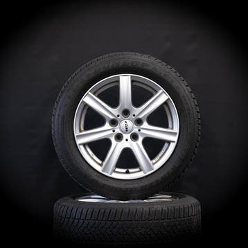 16 inch velgen Volkswagen Golf Winterbanden 205/55/16, Gebruikt, 16 inch, Banden en Velgen, Personenwagen