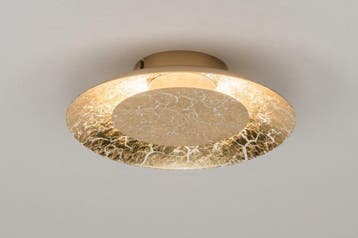 Rietveld Plafondlampen - Goud - Metaal, Verzenden, Nieuw