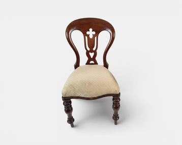 Bijzetstoel - Mahonie - Hepplewhite Hall Chair, Antiek en Kunst