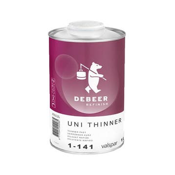 Uni Thinner Fast 1 Liter - 1-141 De Beer (Verdunners), Verzenden, Nieuw