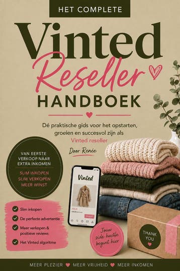 Het Complete Vinted Reseller Handboek – thuis geld verdienen, Nieuw, Boek, Zakelijk