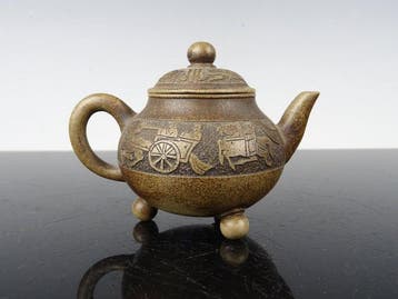 Theepot - Yixing klei, Antiek en Kunst