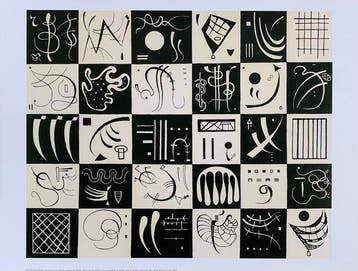Wassily Kandinsky (1866-1944) - (after) - Trente, 1937 -