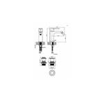 Bidetmengkraan Go by van Marcke Helene Black met Click-Waste, Ophalen of Verzenden, Nieuw