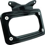 Kuryakyn Curved License Plate Mount Black, Ophalen of Verzenden