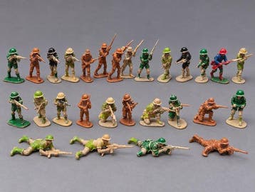 Militaire miniatuur beeldjes - Lot de soldats en plastique, Nieuw