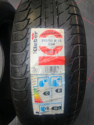 195/60r16 89H Kleber 2 stuks, Auto-onderdelen, Banden en Velgen, Ophalen, 16 inch, Nieuw, Band(en)