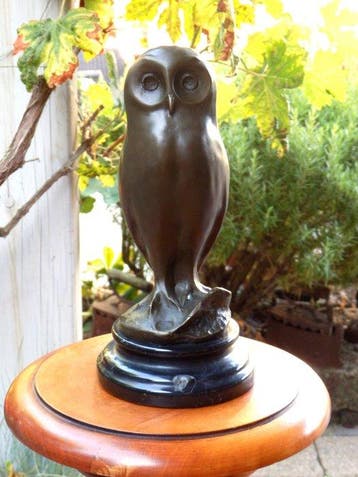 sculptuur, Fraaie bronzen Art Deco UIL - 25 cm - Brons,