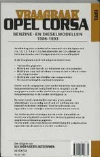 Vraagbaak Opel Corsa / Autovraagbaken 9789020128734, Verzenden, Gelezen