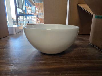 Boomer fontein | Keramiek | Wit | H10 x Ø20 cm, Doe-het-zelf en Verbouw, Sanitair, Ophalen of Verzenden, Nieuw, Rvs, Bad