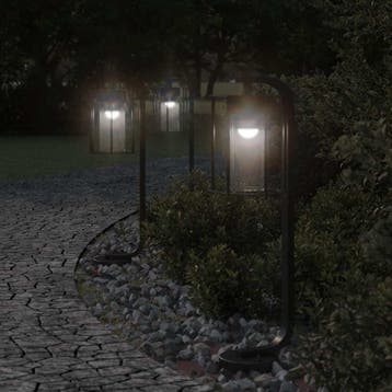 vidaXL Vloerlamp voor buiten 3 st 60 cm roestvrij staal, Verzenden, Nieuw, Vloerlamp