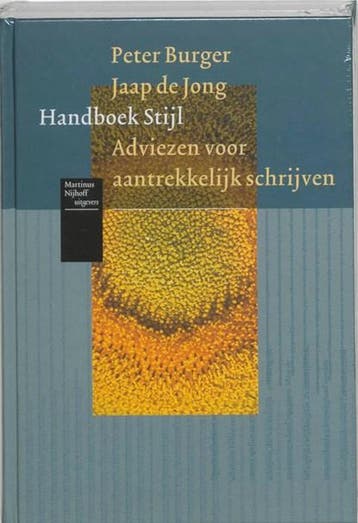 Handboek stijl | 9789068904819 | BÜRGER, Peter  & JONG, Jaap, Ophalen of Verzenden, Zo goed als nieuw, BÜRGER, Peter  & JONG, Jaap de