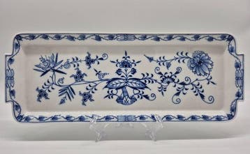 Meissen - Kuchenplatte Zwiebelmuster - Schaal - Porselein