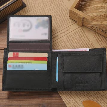 Luxe Heren Portemonnee van Echt Leer - Compact & Stijlvol, Verzenden, Nieuw