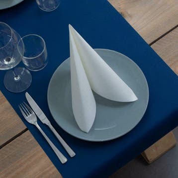 Tafelloper Royalblauw, Airlaid 40cmx24mtr, doos a 4 rol.