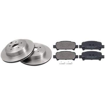 Voordeelpakket remschijven & remblokken Subaru Wrx STi 2.5 A, Verzenden, Nieuw, Subaru