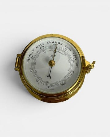 shatz Aneroid barometer - Messing