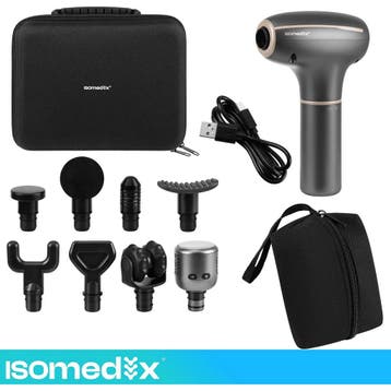 Isomedix Massagepistool met Warm Koud Kop, 30 Snelheden,..., Ophalen of Verzenden, Nieuw