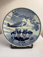 Commemorative plate London-Melbourne 1934-1984 Uiver - KLM, Antiek en Kunst