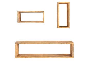 Stevige wandplank set van 3 HEMINGWAY 94cm gemaakt van, Ophalen of Verzenden, Nieuw