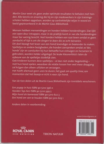 Martin Gaus bibliotheek Spelen met je hond / Martin Gaus, Verzenden