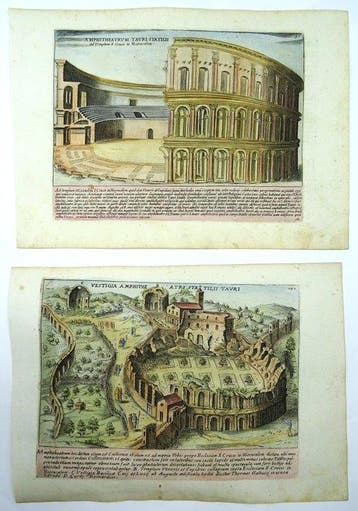 Italië - Rome, Campus Martius, Amfitheater van Statilius, Nieuw