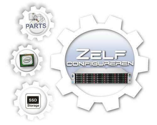 Server zelf samenstellen HP ProLiant DL380P Gen 8, Computers en Software, Servers, Refurbished, 2 tot 3 Ghz, 16 GB, Hot swappable onderdelen