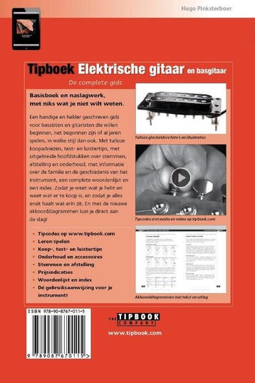 Tipboek Elektrische gitaar en basgitaar / Tipboek, Boeken, Verzenden, Zo goed als nieuw, Hugo Pinksterboer