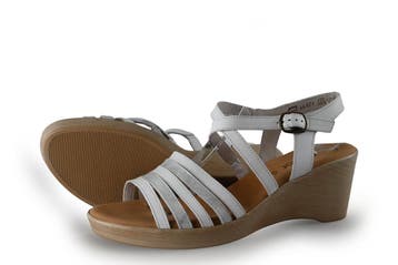 Gabor Sandalen in maat 40 Wit, Verzenden, Wit, Gabor, Sandalen of Muiltjes