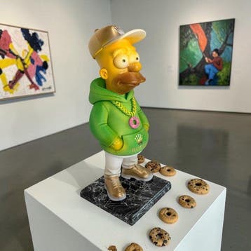 Orima Pop Art - HOMER Simpson Urban style street art