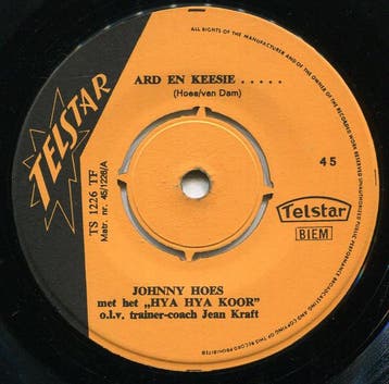 vinyl single 7 inch - Johnny Hoes - Duo Pleun Verkerk* â., Verzenden, Zo goed als nieuw, 7 inch, Pop