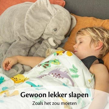 2dekans | EL-Life Verzwaringsdeken Kind 3,2kg - 100 x 150cm, Ophalen of Verzenden, Zo goed als nieuw