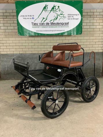 mooie menwagen recreatiewagen 16 inch voor mini- shetlander, Nieuw, Overige typen, Pony