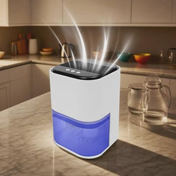 Compacte Elektrische Luchtontvochtiger 2L met 7-Kleur Verlic, Verzenden, Nieuw