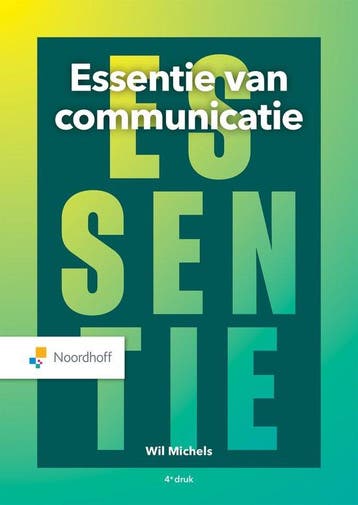 9789001749880 Essentie van communicatie Wil Michels, Boeken, Verzenden, Nieuw, Wil Michels