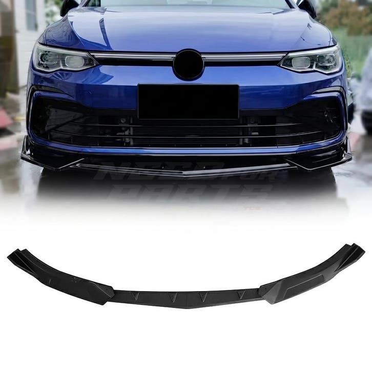 Front Splitter Voor Volkswagen Golf 8 (Hatchback) R Line &, Auto-onderdelen, Carrosserie en Plaatwerk, Ophalen of Verzenden