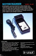 E-Lead Moviecharger / Acculader voor 8 mm VHS-C Camcorder Ba, Verzenden, Zo goed als nieuw