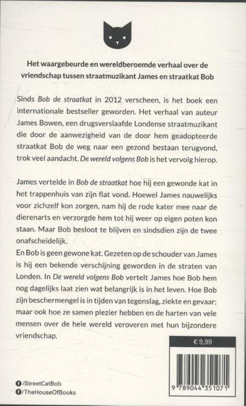 De wereld volgens Bob / Bob / 2 9789044351071 James Bowen, Verzenden, Gelezen, James Bowen